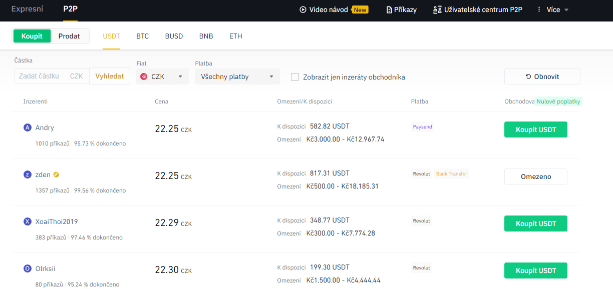 binance návod