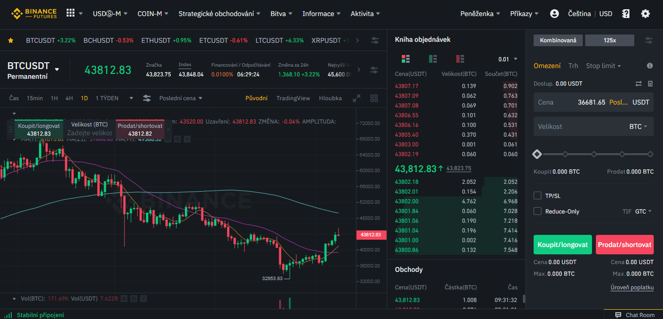 Binance návod