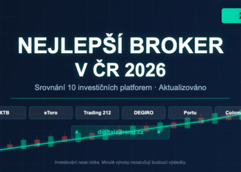 Nejlepší broker v ČR 2026 - srovnání platforem