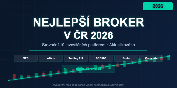 Nejlepší broker v ČR 2026 - srovnání platforem