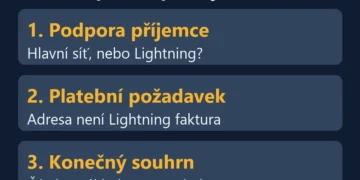 Kontrola bitcoinové platby: podpora příjemce, platební požadavek a konečný souhrn