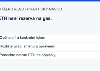1   Ověřte síť a konkrétní token; 2   Rozlište wrap, směnu a oprávnění; 3   Ponechte nativní ETH na poplatky