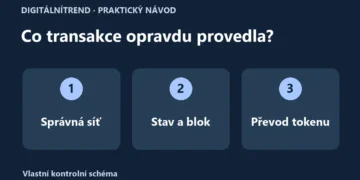 Kontrola ethereum transakce: správná síť, stav v bloku a skutečný převod tokenu