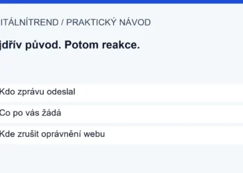 1   Kdo zprávu odeslal; 2   Co po vás žádá; 3   Kde zrušit oprávnění webu