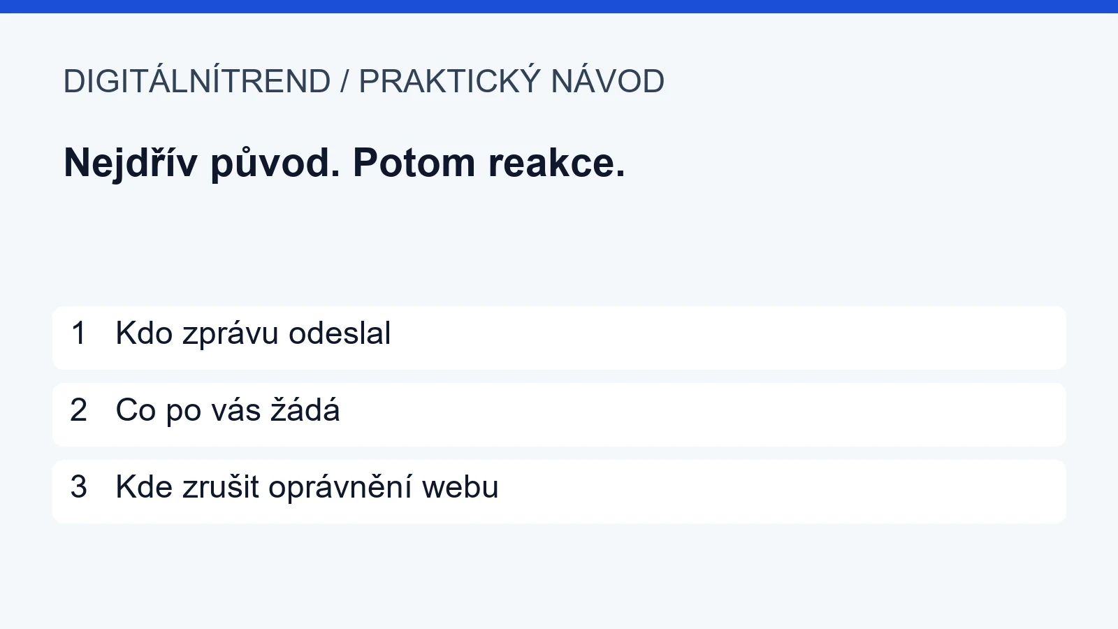 Falešná oznámení v Chromu: jak poznat webové varování 1 1 Kdo zprávu odeslal; 2 Co po vás žádá; 3 Kde zrušit oprávnění webu