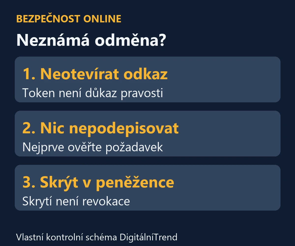 Neznámý token nebo NFT v peněžence: co dělat s podezřelým airdropem 1 Neznámé aktivum: neotevírat odkaz, nepodepisovat a podle potřeby skrýt