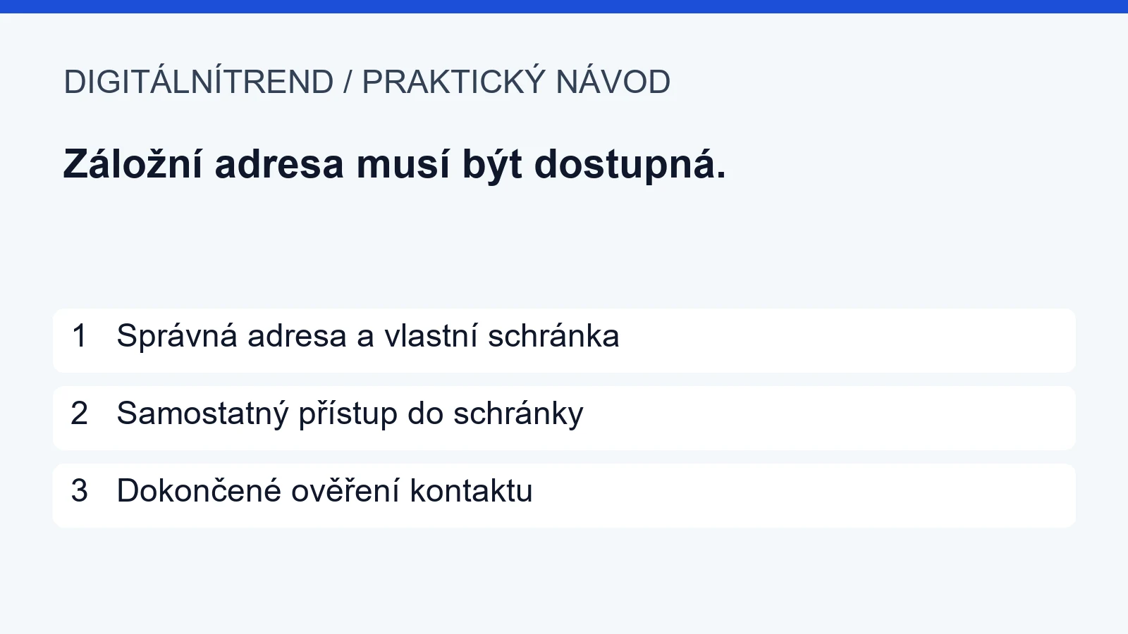 Záložní e-mail pro obnovu účtu: co zkontrolovat dřív, než ho potřebujete 1 1 Správná adresa a vlastní schránka; 2 Samostatný přístup do schránky; 3 Dokončené ověření kontaktu