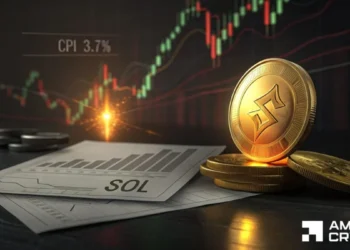 Šok v podobě CPI komplikuje test 100 dolarů u Solany, aktivita v síti klesá